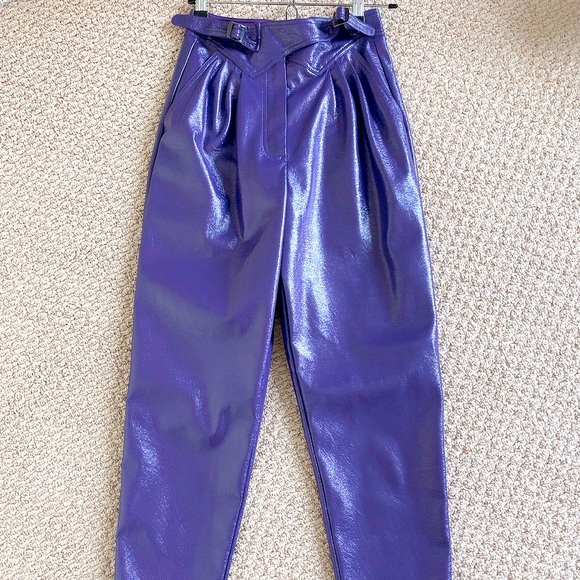 Rotate Vegan Leather Pants - Picture 6 of 9
